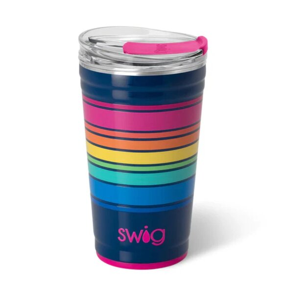 ** Swig Life 24oz Party Cup, Stackable Insulated Travel Coffee Tumbler NWT - Picture 1 of 7